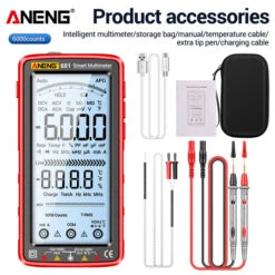ANENG 681 Rechargable Digital Professional Multimeter Non-contact Voltage Tester AC/DC Voltage Meter Touch Screen Current Tester -Home-Tools e45e55e6 ed0d 4c96 8f08 3ab1db0e2d72