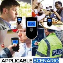 Portable Alcohol Breathalyzer With 20 Mouthpieces Professional Grade Accuracy Blood Alcohol Tester LCD Screen Personal Alcohol Breath Tester -Home-Tools e4b63e45 0449 45ad 9b4b c28681dd2c46