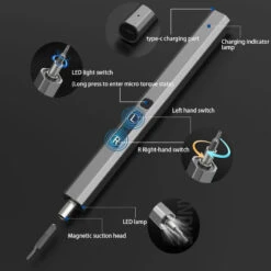 36 In 1 Precision Electric Screwdriver Set Type-C Fast Charging Screwdriver Set With LED Light Phone Repair Electric Tool 8 36 In 1 Precision Electric Screwdriver Set Type-C Fast Charging Screwdriver Set With LED Light Phone Repair Electric Tool -Home-Tools e7b82e48 8db9 468a bf5d 05be524d8500