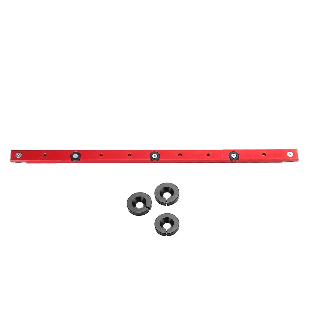 Red 300-880mm Aluminum Alloy Rail Miter Bar Slider Sliding Bar Table Saw Gauge Rod Miter Gauge For T-slot T-track Miter Track Jig Fixture Slot Router Table Woodworking Tool 4 Red 300-880mm Aluminum Alloy Rail Miter Bar Slider Sliding Bar Table Saw Gauge Rod Miter Gauge For T-slot T-track Miter Track Jig Fixture Slot Router Table Woodworking Tool - Image 2