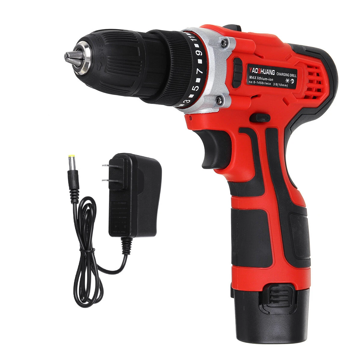 12/18/21V Electric Power Torque Impact Drill Cordless Hammer Screwdriver 25+3 35NM-56NM Power Tool W/ 1pc Battery 4 12/18/21V Electric Power Torque Impact Drill Cordless Hammer Screwdriver 25+3 35NM-56NM Power Tool W/ 1pc Battery - Image 2