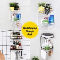 Bathroom Shelf Perforation-Free Wall-Mounted Kitchen Shelf Toilet Shelf Wall Corner Shelf Rack 19 Bathroom Shelf Perforation-Free Wall-Mounted Kitchen Shelf Toilet Shelf Wall Corner Shelf Rack -Home-Tools e955d333 6161 4bbf 9dc8 0e5c90189f7b