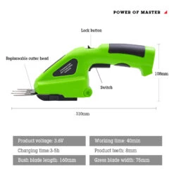 Small Convenient Electric Trimmer Pruning Shears Garden Lawn Hedge Rechargeable Cordless Fence Scissors Weeder Weeding Mower -Home-Tools ea1806d4 725e 49f0 b424 e75654a05f90