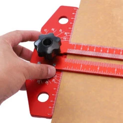 T-Type Woodworking Scriber Adjustable Protractor Angle Finder Aluminum Alloy Multi-Angle Marking Gauge With Metric And Inch Scale 350mm Multifunctional Ruler For Angle Scribe Parallel Line Drawing Woodworking Tools -Home-Tools ed26afda 3cf1 4249 8936 60d5b22e1133