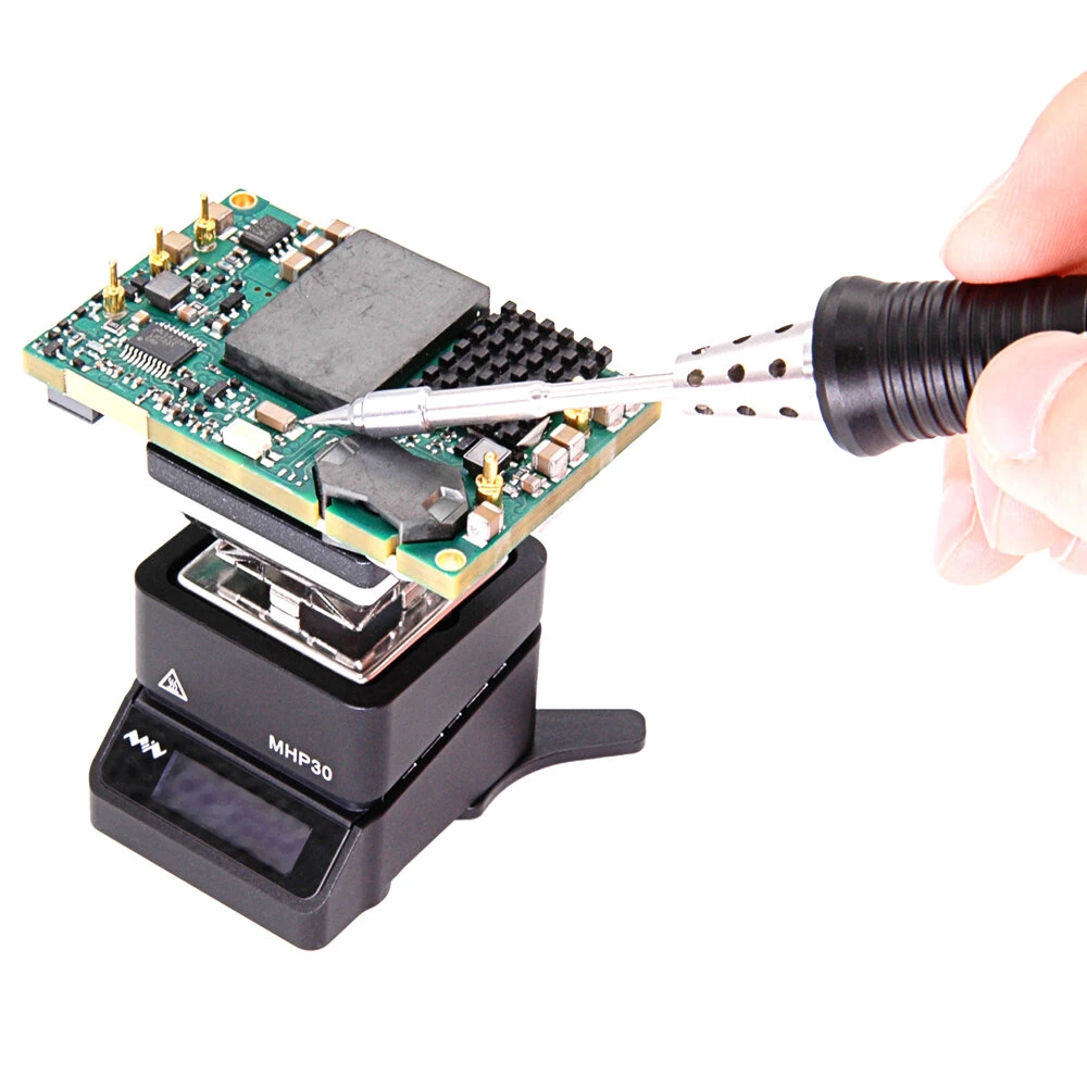 MHP30-PD Mini OLED Hot Plate Preheater 60W 350℃ Soldering Station Preset Temperature With PD Power Supply For PCB SMD Heating 5 MHP30-PD Mini OLED Hot Plate Preheater 60W 350℃ Soldering Station Preset Temperature With PD Power Supply For PCB SMD Heating - Image 3