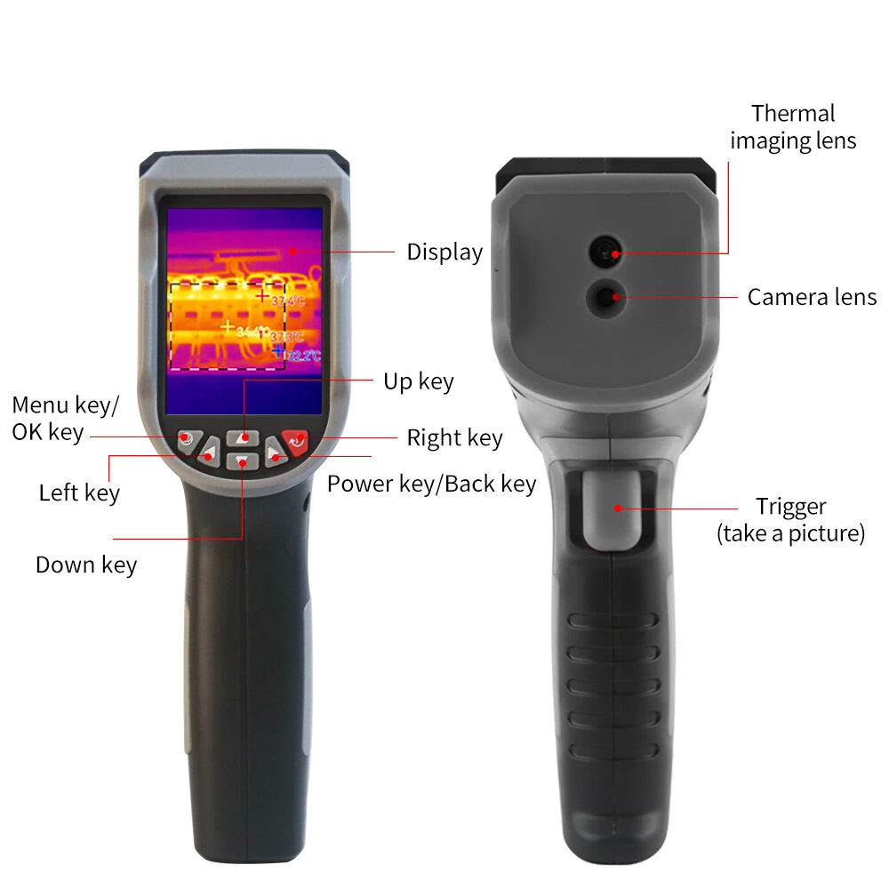 NOYAFA NF-521S Thermische Imaging Kamera HD Digital Night Vision Infrarot Thermometer Handheld Hohe Definition Thermische Kamera 7 NOYAFA NF-521S Thermische Imaging Kamera HD Digital Night Vision Infrarot Thermometer Handheld Hohe Definition Thermische Kamera - Image 5