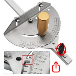 Precision Miter Gauge W/ A Standard Slot -Universal Table Saw Miter Gauge High Accuracy Miter Saw Protractor With 27 Angle Stops 14 Precision Miter Gauge W/ A Standard Slot -Universal Table Saw Miter Gauge High Accuracy Miter Saw Protractor With 27 Angle Stops -Home-Tools f01c06a1 f324 4787 abd6 1e0ef76b57ec