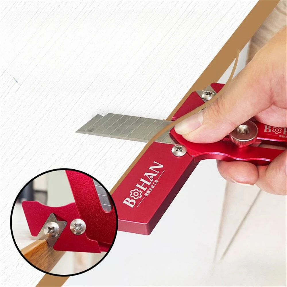 Woodworking Edge Corner Planer Aluminum Alloy Edge Banding Arc Trimming Blade Planer Chamfering Fillet Scraper Deburring Tool 5 Woodworking Edge Corner Planer Aluminum Alloy Edge Banding Arc Trimming Blade Planer Chamfering Fillet Scraper Deburring Tool - Image 3