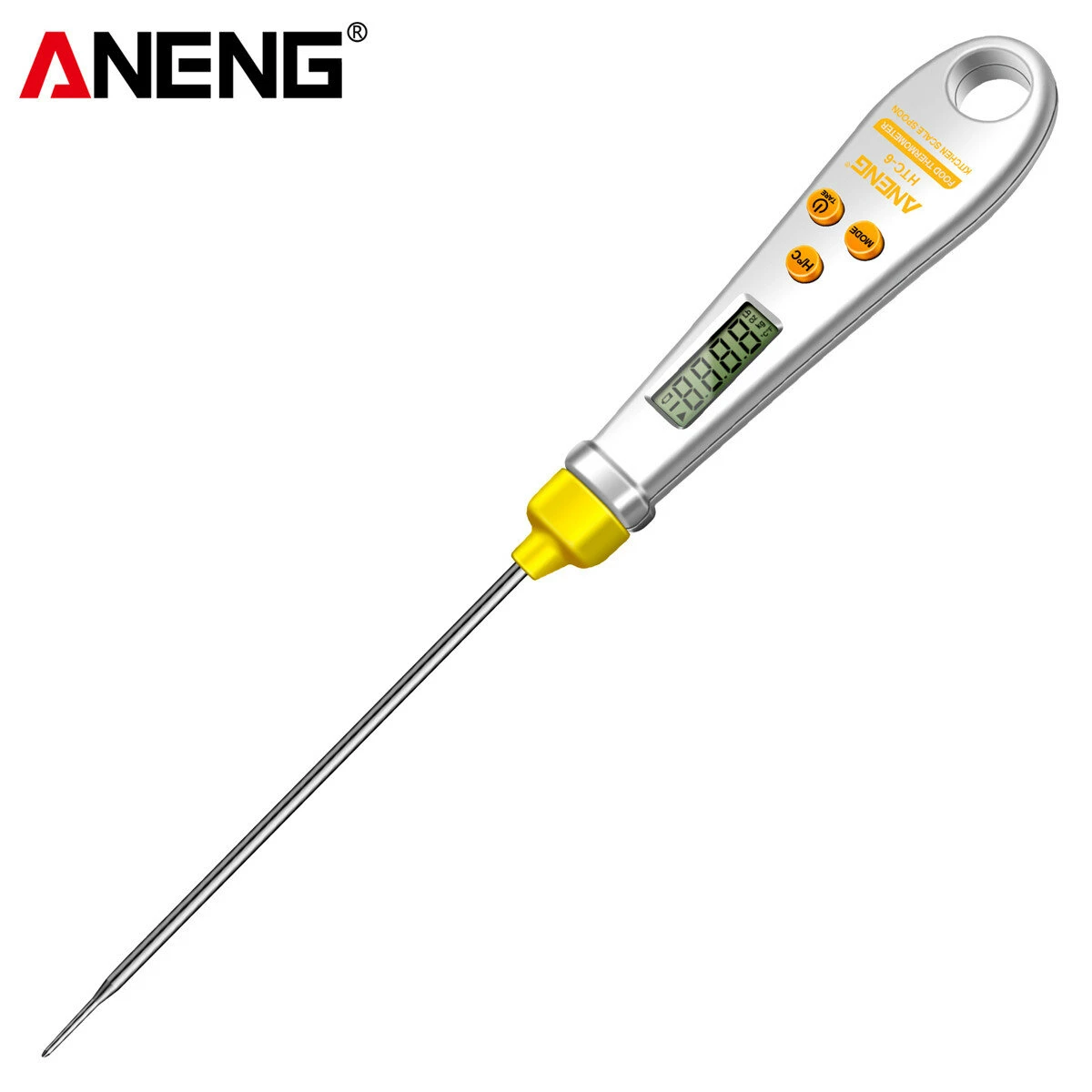 ANENG HTC-6 Multifunctional Kitchen Tool Electronic Weighing Spoon With Integrated Food Thermometer Precise Gram/Ounce/Pound Conversion Durable ABS And Stainless Steel 8 ANENG HTC-6 Multifunctional Kitchen Tool Electronic Weighing Spoon With Integrated Food Thermometer Precise Gram/Ounce/Pound Conversion Durable ABS And Stainless Steel - Image 6