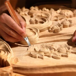 SK2 Carbon Steel 12-Piece Wood Carving Knife Set With Ergonomic Handles Ideal For Sculpting Whittling Crafts Beginners & Professional Woodworkers - All-in-one Kit In A Portable Canvas Bag -Home-Tools f3ac78c1 1a59 4702 b13c 1995b3881d02