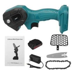 Mini Chainsaw Cordless Battery Power-Chain-Saws - 4In Electric Battery Powered Chainsaw Portable One-Hand Handheld, 88VF Rechargeable Operated For Tree Trimming, Branch And Wood Cutting -Home-Tools f3c3b761 a0d5 4f97 be25 d8110c24ffd2