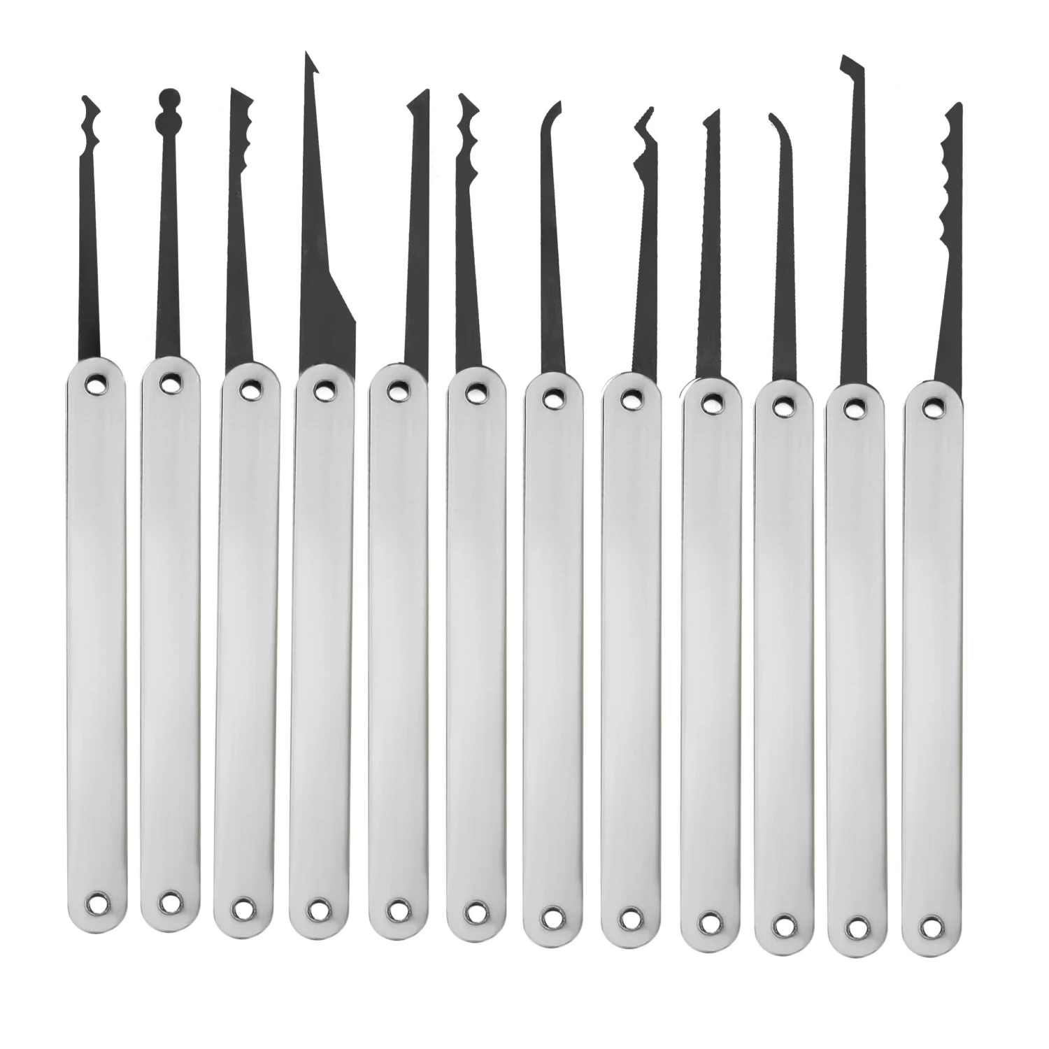 15Pcs Lock Picks Set Key Extractor Tool Unlocking Practice With Transparent Practice Padlock 8 15Pcs Lock Picks Set Key Extractor Tool Unlocking Practice With Transparent Practice Padlock - Image 6