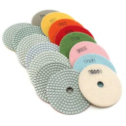 16pcs 4 Inch 50 To 10000 Grit Diamond Polishing Pad For Granite Stone Concrete Marble -Home-Tools f4427224 9315 4cc6 a12d bbf34da6157e