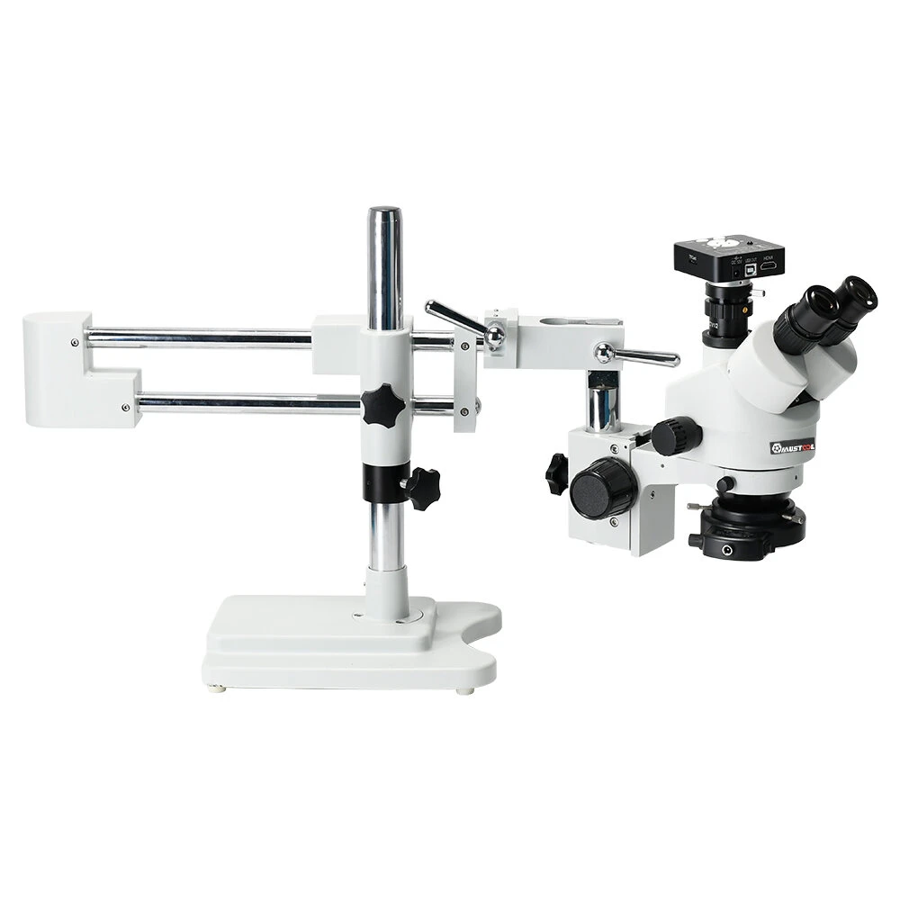MUSTOOL 3.5X 7X 45X 90X Double Boom Stand Zoom Simul Focal Trinocular Stereo Microscope+41MP Camera Microscope For Industrial PCB Repair 12 MUSTOOL 3.5X 7X 45X 90X Double Boom Stand Zoom Simul Focal Trinocular Stereo Microscope+41MP Camera Microscope For Industrial PCB Repair - Image 10