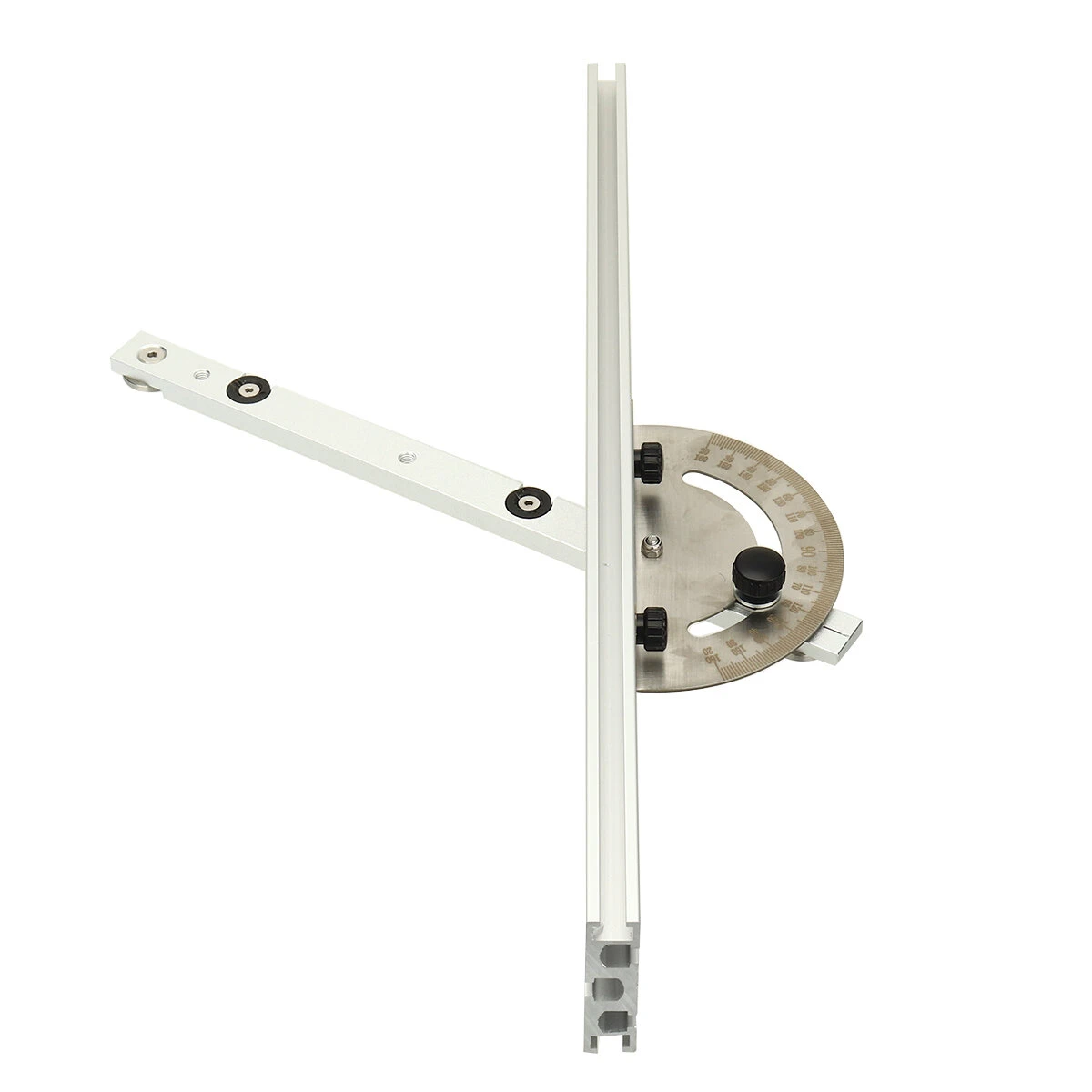 Woodworking Table Saw Miter Gauge Aluminum Fence Carpenter Push Band Saw Adjustable Angle Gauge 4 Woodworking Table Saw Miter Gauge Aluminum Fence Carpenter Push Band Saw Adjustable Angle Gauge - Image 2