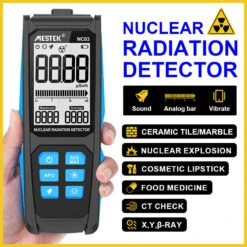 Mestek Nuclear Wastewater Geiger Counter Nuclear Radiation Test Dosimeter X γ β Ray Radioactivity Tester Marble Radioactive Tester