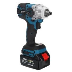 Drillpro 388VF 2 In1 520N.M Brushless Impact Cordless Electric Wrench Power Tool W/ 1/2x Battery -Home-Tools fa43c1d5 00a5 4351 ae33 c39b2b58358d